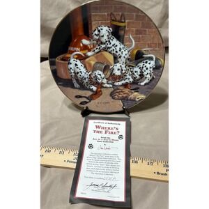 Where's The Fire?  Plate‎  #0435A All in a Day's Work Collection Hamilton 1993